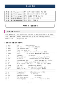 동사의 종류