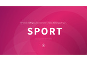 삐도리의 PPT 탬플릿 스포츠 인포그래픽 핑크