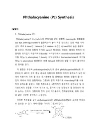 광기능 소재 (프탈로시아닌 합성)