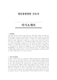 첨단종합병원 간호사 자기소개서 및 면접 기출