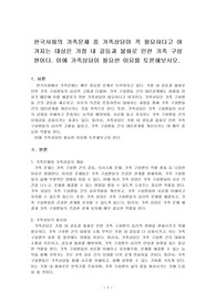 한국사회의 가족문제 중 가족상담이 꼭 필요하다고 여겨지는 대상은 가정 내 갈등과 불화로 인한 가족 구성원이다. 이에 가족상담이 필요한 이유를 토론해보시오.