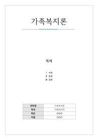 가족의문제분석 가족유형 장애인가족 영화나의특별한형제