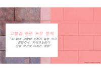 고혈압 주제와 관련된 저널(5년 이내 국외 또는 국내)에 실린 논문 한편을 읽고 정리하여 작성
