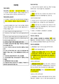 보건법규 의료법 핵심요약 정리