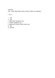 학습의 행동주의론적 관점과 인지론적 관점을 비교 설명하세요