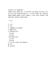 (스포츠경영관리론) 자신이 관심이 있는 스포츠분야의 조직(기업체, 공공기관, 프로스포츠구단, 등)을 자유롭게