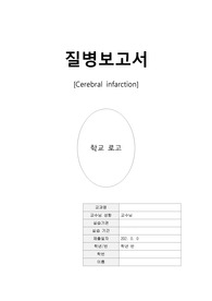 A+ 뇌경색 질병보고서