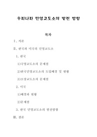 우리나라 민영교도소의 발전 방향  (비교발전행정론)
