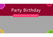 삐도리의 PPT 탬플릿 생일 파티 1