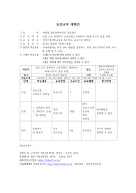 A+지역사회 여름철 산업현장에서의 체온관리 보건교육안(계획안,대본 모두 있음)