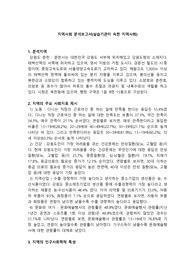 지역사회 분석보고서