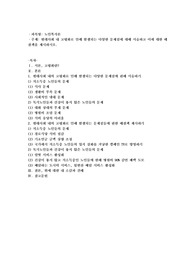현대사회 내 고령화로 인해 발생되는 다양한 문제점에 대해 서술하고 이에 대한 해결책을 제시