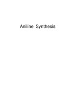 유기합성실험 Aniline synthesis A+ 레포트