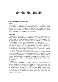 A+++ 십이지장 궤양 간호과정(간호진단 4개, 간호과정 4개 / 이론적근거, 계획, 수행, 평가 모두 포함 / 질환탐구 자세히 기재)