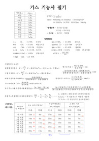 가스기능사 필기 요점정리