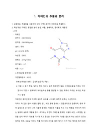 인제대 유기화학실험 레포트 1~5주차