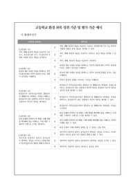 고등학교 환경 과목 성취 기준 및 평가 기준 예시