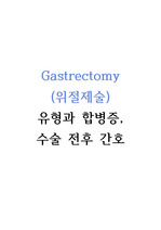 Gastrectomy 위절제술 수술전후 간호