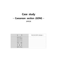 [A+] 여성건강간호학 제왕절개 케이스_C/S 간호과정 (시나리오 有)