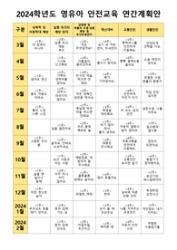 2학기 영유아 안전교육일지