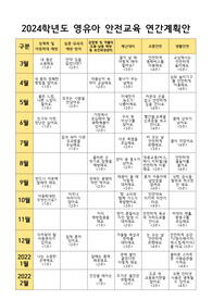영유아안전교육 2학기 일지
