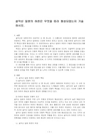 설악산 일원의 하천은 무엇을 따라 형성되었는지 기술하시오.