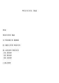 복지국가의 개념