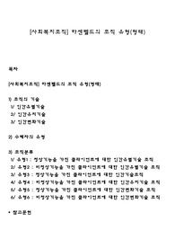 [사회복지조직] 하센펠드의 조직 유형(형태)