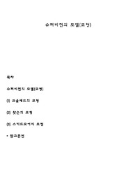 슈퍼비전의 모델(모형)