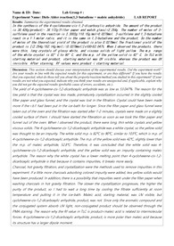 [유기화학실험2 A+]Labreport3_Diels-Alder reaction(1,3-butadiene+maleic anhydride)