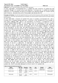 [유기화학실험2 A+]Prelab4_Acetanilide to p-Nitroaniline
