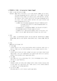 A++ 뇌내출혈 간호과정(CASE) 간호진단3개 포함!