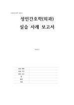 회장루복원술 케이스스터디_간호진단3개/간호과정3개