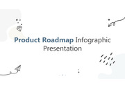 삐도리의 PPT 탬플릿 제품 로드맵 인포그래픽