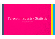 삐도리의 PPT 탬플릿 통신 산업 통계