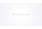 삐도리의 PPT 탬플릿 KPI 대시보드