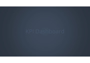 삐도리의 PPT 탬플릿 KPI 인포그래픽 대시보드