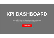 삐도리의 PPT 탬플릿 비즈니스 KPI 대시보드