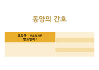 동양의 간호(동양간호사업의 공통점, 중국,일본,인도,북한의 간호)