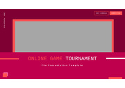 삐도리의 PPT 탬플릿 온라인 게임 옐로우 핑크