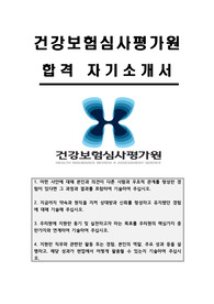 2023년 하반기 건강보험심사평가원 심사직 자기소개서 (간호사 최종합격)