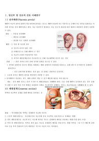 모성간호학_전치태반, C-sec_급성통증, 감염위험성
