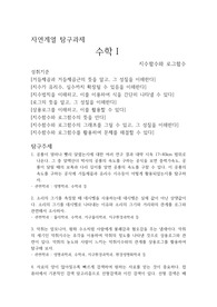 자연계열 탐구과제(수학1/대수)