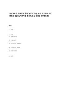 전세계에서 미세먼지 평균 농도가 가장 높은 도시부터 10번째로 높은 도시까지를 조사하고 그 원인을 찾아보시오.