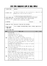 동아리 운영 계획서 (간호학과 희망)