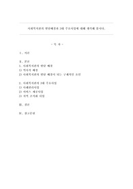 사회복지관의 발달배경과 3대 주요사업에 대해 생각해 봅시다.