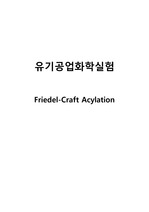Friedel-Crafts 반응[유기화학실험 A+]