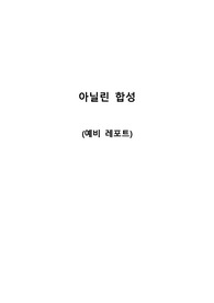 A+ 졸업생의 아닐린의 합성 실험 예비 레포트
