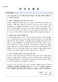 [자기소개서] 임기제 공무원(홍보직) 최종 합격