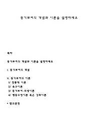 동기부여의 개념과 이론을 설명하세요